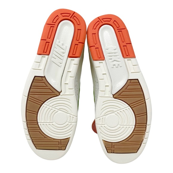 Women’s Air Jordan 2 Low SP Titan DV6206183 Sail/Safety Orange/Chlorophyll Sz 10 - Picture 5 of 9